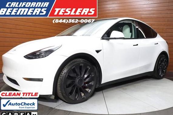 TESLA MODEL Y 2022 7SAYGDEF9NF491652 image